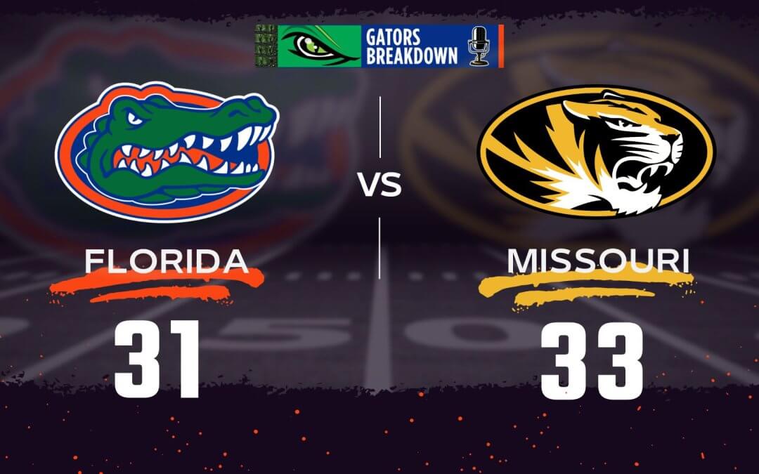 INSTANT REACTION: Florida loses a heartbreaker to Missouri 33-31