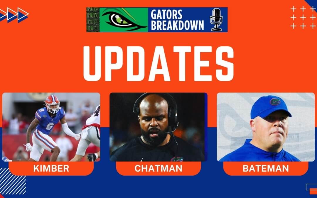 FLORIDA GATORS UPDATES: Kimber enters portal | Chatman hired | Bateman leaves