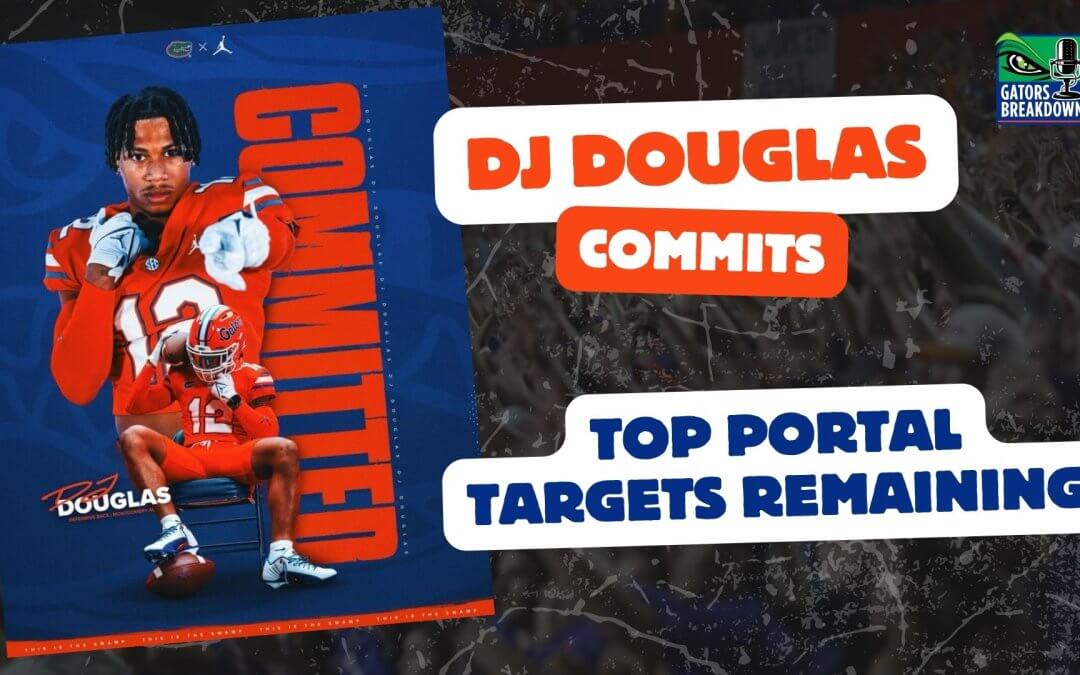 DB DJ Douglas becomes the eighth transfer for the Florida Gators | Top portal targets remaining