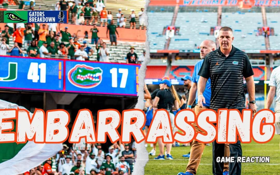 FLORIDA GATORS EMBARRASSED: Miami Dominates Florida 41-17