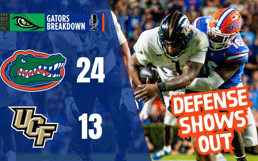 Productive first half offense and stifling defense propel Florida to 24-13 victory over UCF